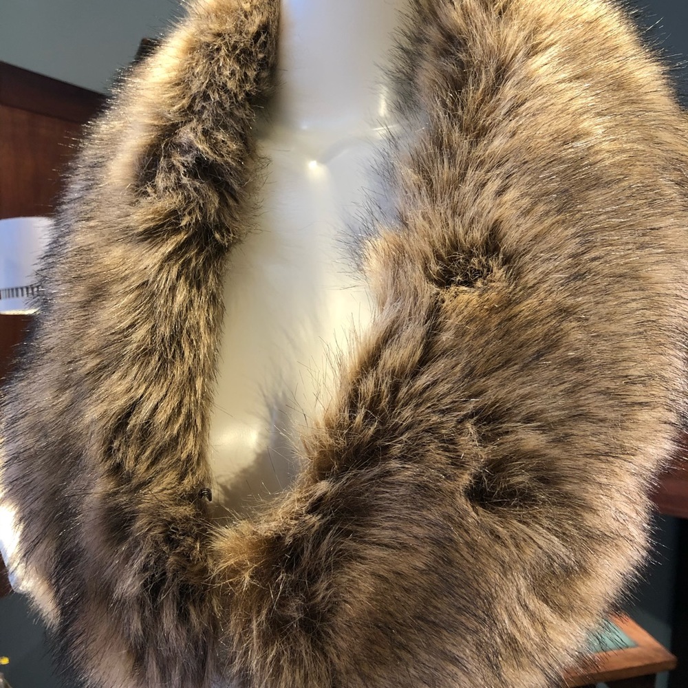 Luxurious faux fur wrap